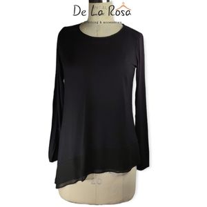 NWT Foxcroft Dahlia Asymmetrical Pullover Small